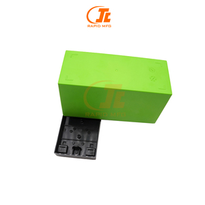 Box Injection Molding Green Square Plastic Box Housing Plastic Injection Molding Hard Shell Manufacture