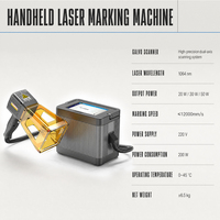 Pistolet laser à fibre pour marquage de structures en acier, destiné aux chantiers de construction, aux chantiers navals et aux sites de machines lourdes