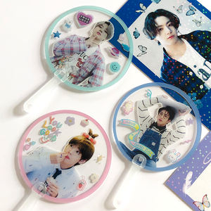 Colcha Circular personalizada de doble cara para colección <span class=keywords><strong>idol</strong></span>, accesorio de plástico transparente de gran tamaño, para kpop - Product Image 2