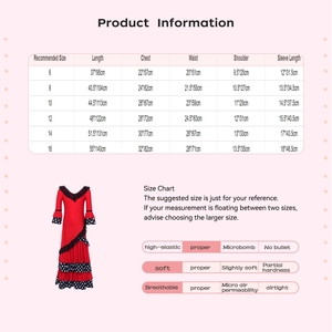 Vestidos de baile para niñas de 6 a 16 años para presentaciones en escenario, competencias de baile, trajes de danza contemporánea lírica. - Product Image 6