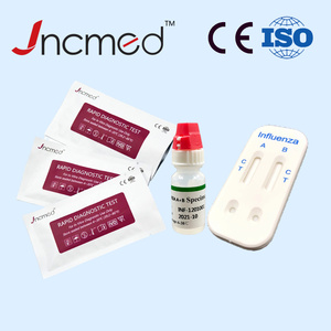 Kit de Prueba Rápida Combinada de Antígenos de Influenza A y B, Alta Sensibilidad, Cassette de Diagnóstico Viral de Influenza A/B con Certificación CE ISO - Product Image 1