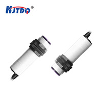 KJT FJ18 NPN PNP IP67 Sn 0.1-0.7m Capteur de proximité photoélectrique à réflexion diffuse cylindrique