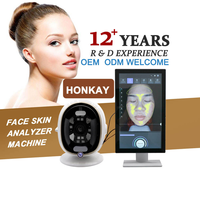 Analyseur de peau portable AI, scanner facial 3D ultra-fin, appareil de diagnostic USB pour la maison et le salon