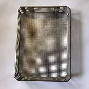 स्टेनलेस स्टील छिद्रित टोकरी सफाई उपकरण ट्रे जल निकासी फ़िल्टर मेष क्रट धातु उत्पाद शैली - Product Image 6