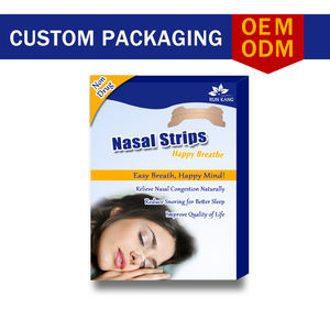 Respirez la bonne bande nasale Fourniture de soins de santé <span class=keywords><strong>Solution</strong></span> anti-ronflement pour une meilleure qualité de sommeil Soulagement de la respiration de la congestion nasale - Product Image 5