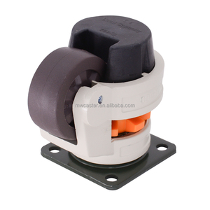 Mw <span class=keywords><strong>Caster</strong></span> Fabriek Prijs 40f 60f 80f 100f 120f Zware Industriële Intrekbare Verstelbare Hoogte Nivellering Wielen - Product Image 2