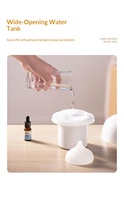 Diffuseur d'aromathérapie en forme de champignon au design créatif, éclairage d'ambiance LED de table, humidificateur d'huiles essentielles
