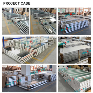 Hdsafe khách sạn cửa kính dự án văn phòng phòng khách <span class=keywords><strong>L</strong></span> hình dạng trượt phân vùng cửa nhà bếp nhôm cửa trượt Hệ thống phần cứng - Product Image 5