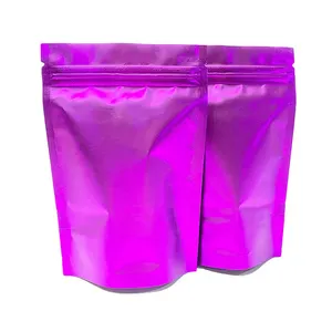 Venta al por mayor 3,5g mate Stand Up Pouch colorido a prueba de olores bolsas de embalaje de café PET/LDPE Mylar bolsas de plástico con cremallera