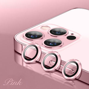 Lot de Protections d'Objectif Diamantées pour iPhone 17 Pro, <span class=keywords><strong>Film</strong></span> Protecteur Scintillant IP17, Cache-Objectif à Motif CD Effet Oeil de Faucon pour IP - Product Image 2