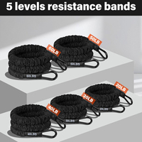 HSM Wholesale Ensemble de bandes de résistance de haute qualité en tube de latex avec ancre de porte pour kit de gym à domicile