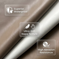 Cuir Nappa PU souple de qualité supérieure pour sacs, chaussures et meubles de créateurs |   Texture haut de gamme |   Couleurs personnalisées et OEM