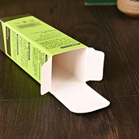 Boîte en papier personnalisée avec logo imprimé, pliable, en carton blanc et kraft, boîte cosmétique colorée pour l'emballage de crème et de sérum pour soins de la peau