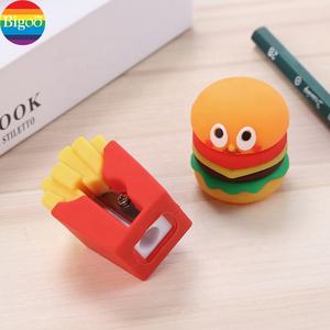 <span class=keywords><strong>Taille</strong></span>-<span class=keywords><strong>crayon</strong></span> manuel 3D à trou unique en caoutchouc souple <span class=keywords><strong>alimentaire</strong></span> mignon avec des conceptions mixtes personnalisées pour l'école et les enfants - Product Image 2