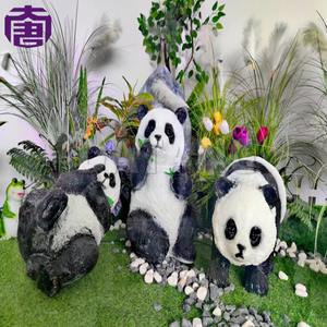 Luz Decorativa LED con Motivo de Panda, Hecha de Resina de Fibra de Vidrio, para Decoración de Paisajes de Parques al Aire Libre - Product Image 6