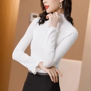 Gorda 4xl Mujer plus tamaño suéteres brillante dentro de desgaste suéter venta al por mayor - Product Image 5