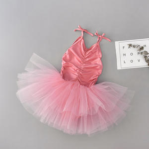 <span class=keywords><strong>Pink</strong></span> gaun balet anak-anak kamisol suspender lipit Jumpsuit ketat untuk kinerja pas liburan bayi perempuan Tutu <span class=keywords><strong>Leotard</strong></span> - Product Image 2