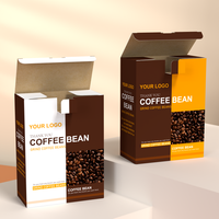 Caja de Café Instantáneo de Papel Reciclado con Impresión Personalizada y Logotipo, Empaque para Café Espresso Instantáneo
