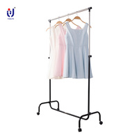 Portant à Vêtements Double Barre Réglable en Métal Acier Inoxydable, Tringle Standard pour Rangement de Vêtements, Chaussures et Sacs, Motif Carré