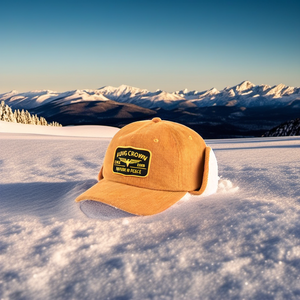 Nuovo Cappello Unisex Vintage da Esterno Spesso per l'Inverno, Berretto da Ciclismo con Paraorecchie, Cappello Caldo Antivento in Velluto a Coste, Berretto da Aviatore a 5 Pannelli - Product Image 4