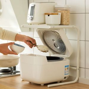 Portabagagli da forno a microonde in metallo regolabile a 2 livelli - Product Image 4