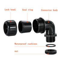 PA66 coude presse-étoupes anti-traction droite ange conduit raccord connecteur résistant au feu