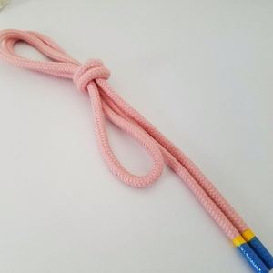 8mm White Cotton Cord with Silicone Tips Aglets for Hoodie Laces - Product Image 3