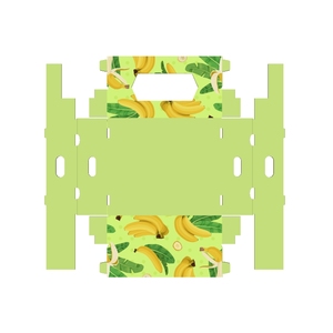 Caja Personalizada para Platos de Plátano con Recubrimiento UV, Laminación Brillante, Grabado en Relieve, Papel Reciclable, Cartón Kraft, Agricultura, Alimentos - Product Image 6