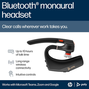 Casque Poly <span class=keywords><strong>Voyager</strong></span> <span class=keywords><strong>Legend</strong></span> 50, 10h d'autonomie en conversation, réduction de bruit 5.4 NoiseBlockAI, 4 micros pour appels professionnels et mobiles - Product Image 4