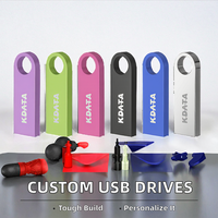 Mini clés USB 2.0 en métal personnalisées 4 Go 8 Go 16 Go 32 Go 64 Go 128 Go, nouvelle clé USB promotionnelle 3.0