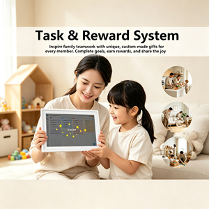 Calendario Digital Familiar con Pantalla Táctil LCD de 15.6 Pulgadas, Tabla de Tareas Familiares, Calendario Inteligente con <span class=keywords><strong>Google</strong></span> Cloud <span class=keywords><strong>para</strong></span> la Familia - Product Image 4