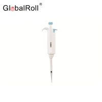Micropipette réglable autoclavable à canal unique pour laboratoire Pipette en verre numérique 100ul de haute qualité Globalroll