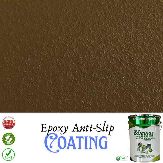 Epoxy Resin Fast Curing Anti Slip Floor Coating Abrasion Resistant Liquid Industrial Commercial Residential Floors Roller