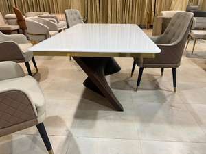 Mesa de Comedor Artesanal con Diseño de Onda - Product Image 5