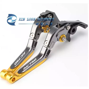Palancas de embrague de freno de motocicleta extensibles plegables CNC para Universal NC700S NC700X NC750S <span class=keywords><strong>NC750X</strong></span> 2014 <span class=keywords><strong>2015</strong></span> NC50 S/X con logotipo - Product Image 4