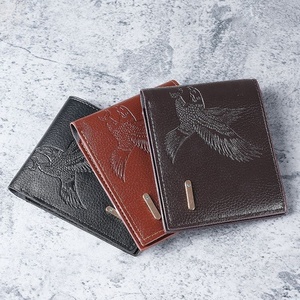Cartera de Cuero PU Suave para Hombre, Moda 2025, con Bordado de Diamantes, Bloqueo RFID, Monedero Multifuncional con Cierre - Product Image 5