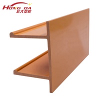 Le profil en plastique d'extrusion de canal H en plastique orange de PVC peut ouvrir le traitement fait sur commande de moule