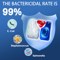 Capsules de détergent pour lave-vaisselle, produits de nettoyage pour lave-vaisselle jetables, capsules de lavage de la vaisselle liquides