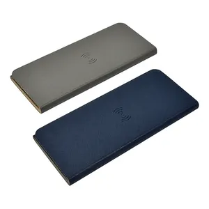 Top Quality PU Leather Wireless Charger 3 Folding Mouse Pad