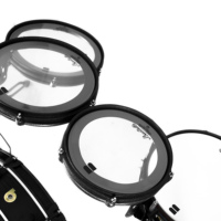 Batterie de percussions Beatello JBK 5 pièces pleine taille en métal à très basse fréquence, kit portable pour professionnels et musique en extérieur