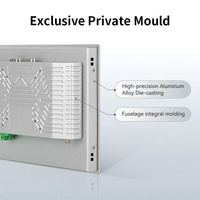 PC industriel à écran tactile MJK 15,6 pouces pour système d'exécution de la fabrication (MES) 4 Go 64 Go, PC industriel en stock