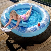 Piscine gonflable personnalisée avec pompe à Air électrique, pour adultes et enfants