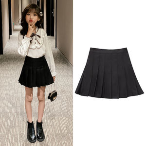 Jupe plissée sans doublure ni sous-couche, taille haute élastique, mini-jupe révélatrice sans short de sécurité, jupe sexy pour femme - Product Image 4