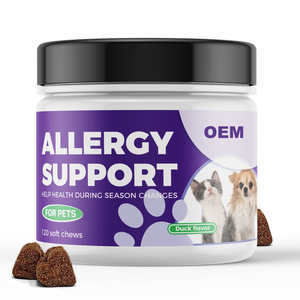 Alivio para Alergias y Picazón en la Piel de Perros, Tratamiento Inmunológico Antipicazón para Perros, Alivio para Picazón y Molestias, Probióticos, Vitaminas, Alergias a la Piel y al Pelaje - Product Image 1