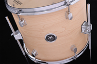 Batterie de jazz Performa mini pour adulte, motif grain de bois, peaux de batterie en PVC, corps en bois d'aulne, logo personnalisé, instrument de musique professionnel - Vente chaude