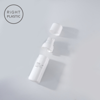 Rond 30ml 50ml Crème Liquide Sérum Voyage Clair Cosmétique 100ml Pulvérisation Contenants En Plastique Airless Pompe Bouteille Lotion Bouteille AYE