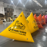Marqueur de course flottant sur l'eau avec logo personnalisé, étanche à l'air, bouées gonflables pour marathon, marqueur de régatta gonflable