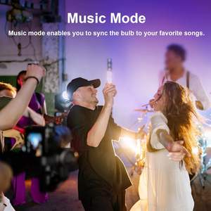 แอนเทล่า สมาร์ทหลอดไฟ LED E27 9W RGB ควบคุมผ่านแอพ Wi-Fi Alexa Google Home AC แรงดันไฟฟ้าสากล ติดเพดาน 2 แพ็ค - Product Image 2