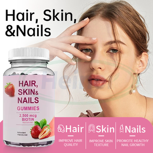 Suplemento Ausreson para Mujeres, Apoya la Salud del Cabello, la Piel y las Uñas, Colágeno, Vitaminas, Biotina, Gomitas para el Crecimiento del Cabello, Uñas y Piel - Product Image 2