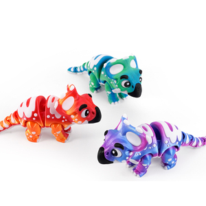 Vashine Juguete Articulado de Dinosaurio Protoceratops Impreso en 3D, Flexible, con Articulaciones, para Aliviar el Estrés, Ecológico, de PLA de Seda, Regalo - Product Image 5